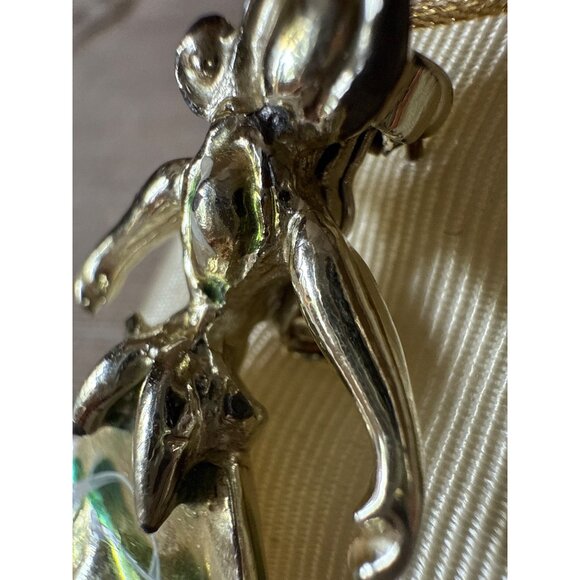 Vintage Mexican Dancer Brooch Pin  Silver Tone Fiesta Skirt Enamel Accents - Picture 4 of 12